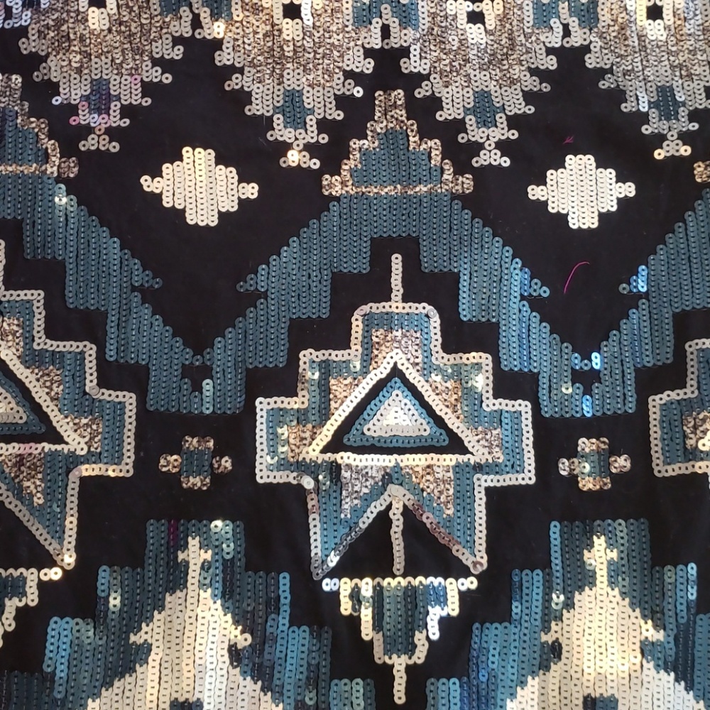 Express Aztec Print Sequin Mini M - image 2